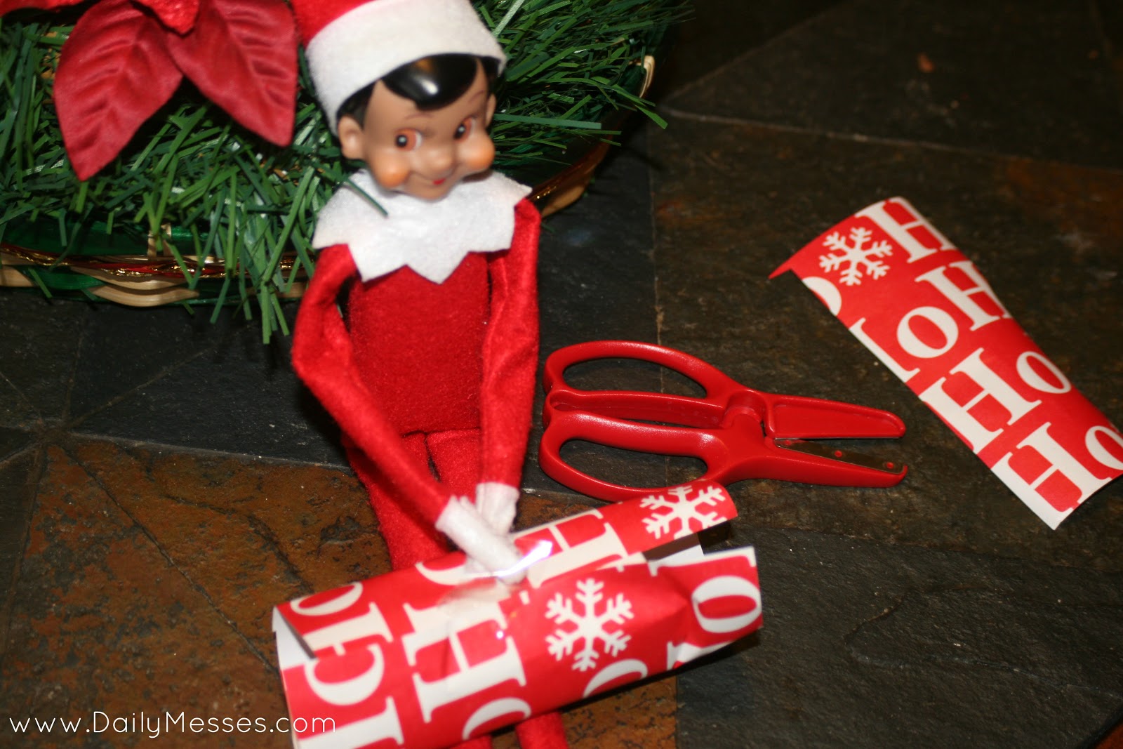 Daily Messes: Elf On The Shelf: Day 24