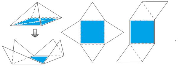 Jaring Jaring Limas Segiempat Segilima Dan Segienam Math