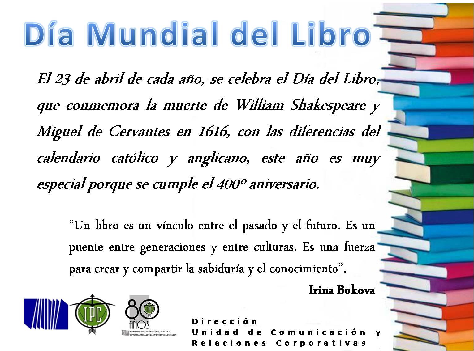 Noticias UPEL Caracas Día del Libro