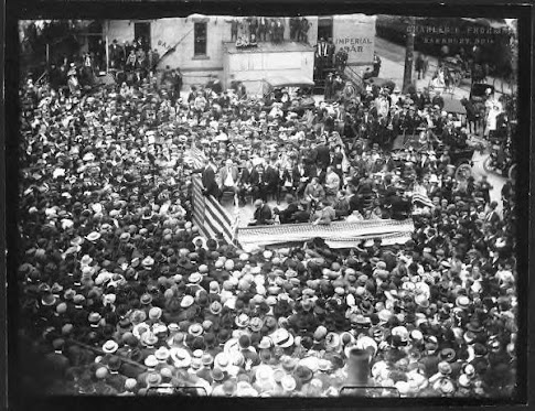 Theodore Roosevelt Campaign at Sandusky, Ohio, May 1912
