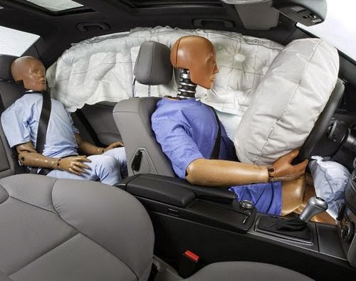 Airbags in car