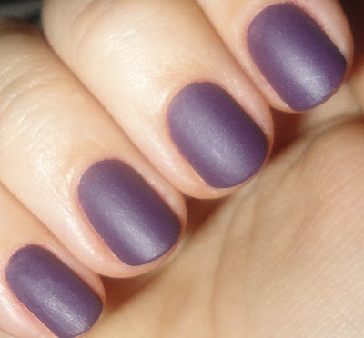 orly purple velvet nail polish swatches and review
