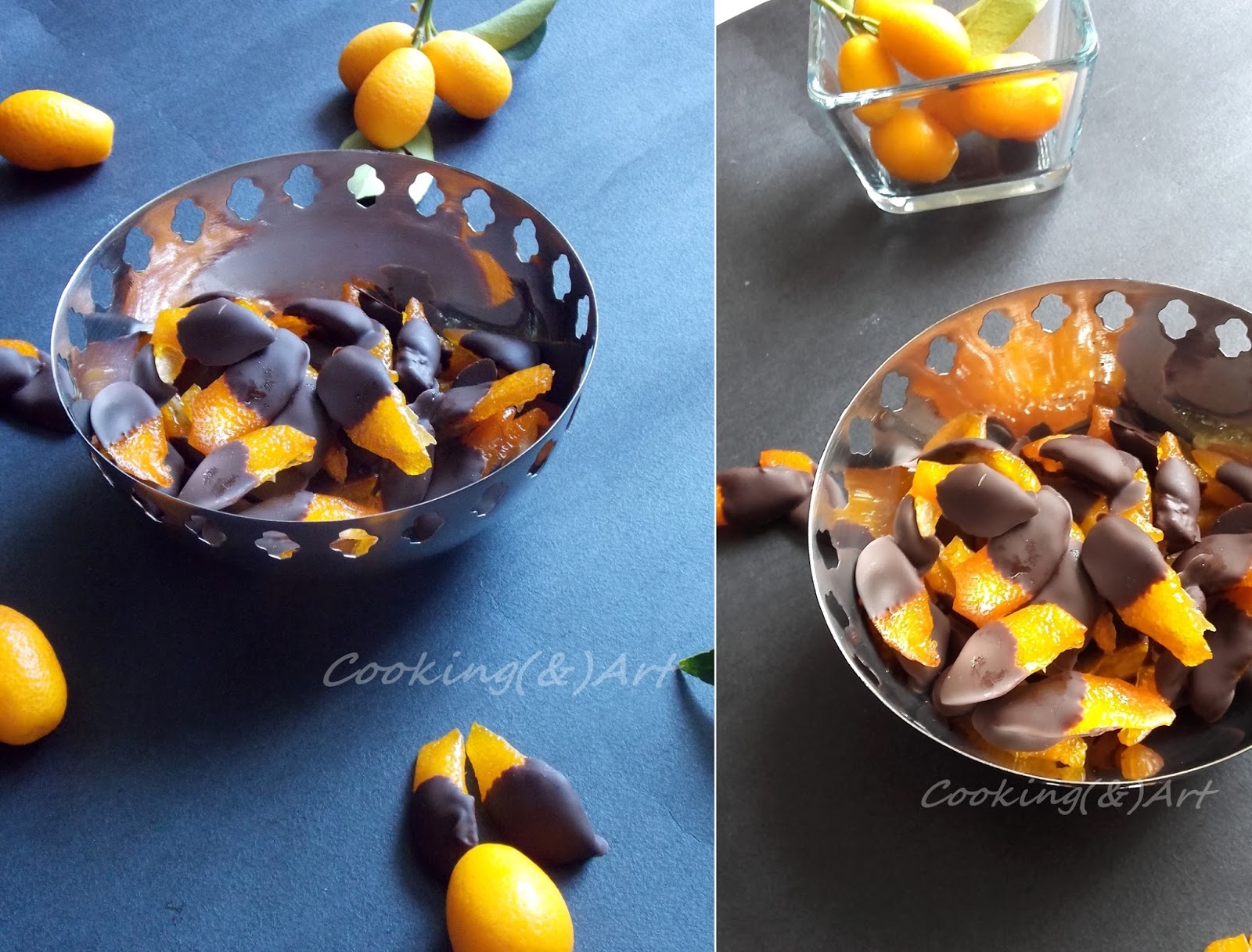 Σοκολατένια κουμκουάτ / Chocolate dipped kumquats Cooking & Art by