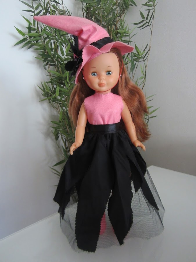 mis nancys, mis peques y yo, disfraz brujilla nancy completo