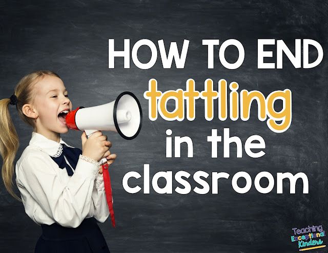 Learn how to use class shout outs to focus on the positives and end tattling in your classroom today!