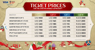 Where to buy Fifa World Cup 2018 Tickets online