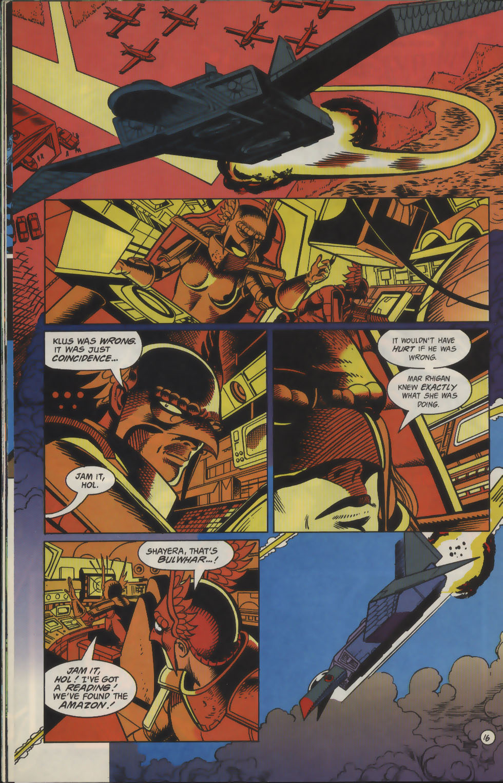Read online Hawkworld (1990) comic -  Issue #16 - 17
