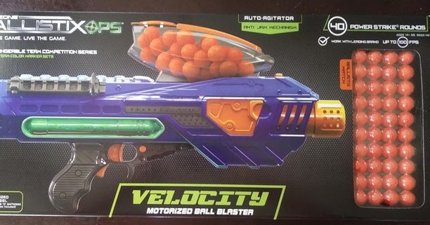 velocity motorized ball blaster