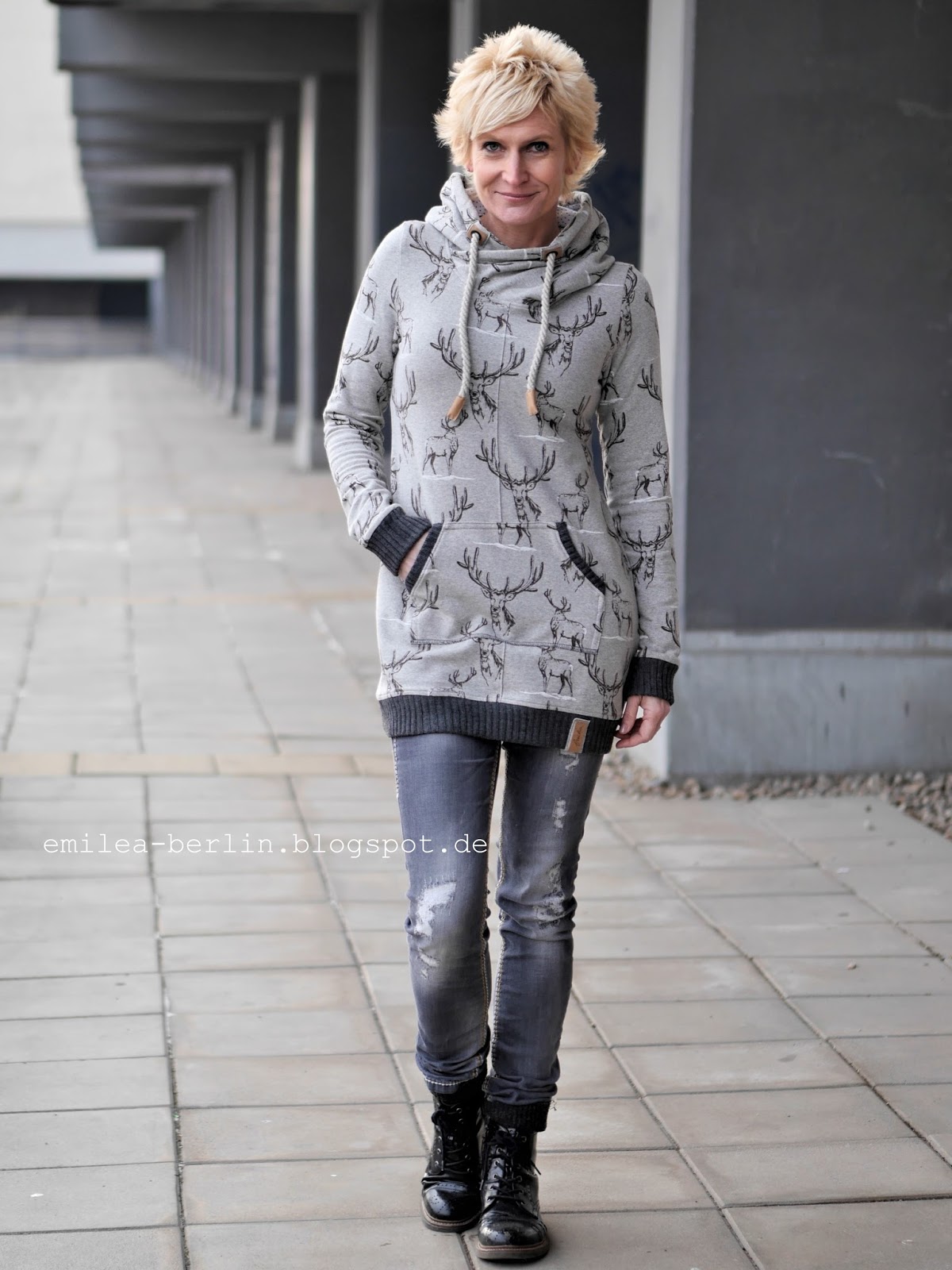 Sweat Rentier melange / lillestoff | emilea | Bloglovin’ Sweat Rentier melange / lillestoff | emilea | Bloglovin’