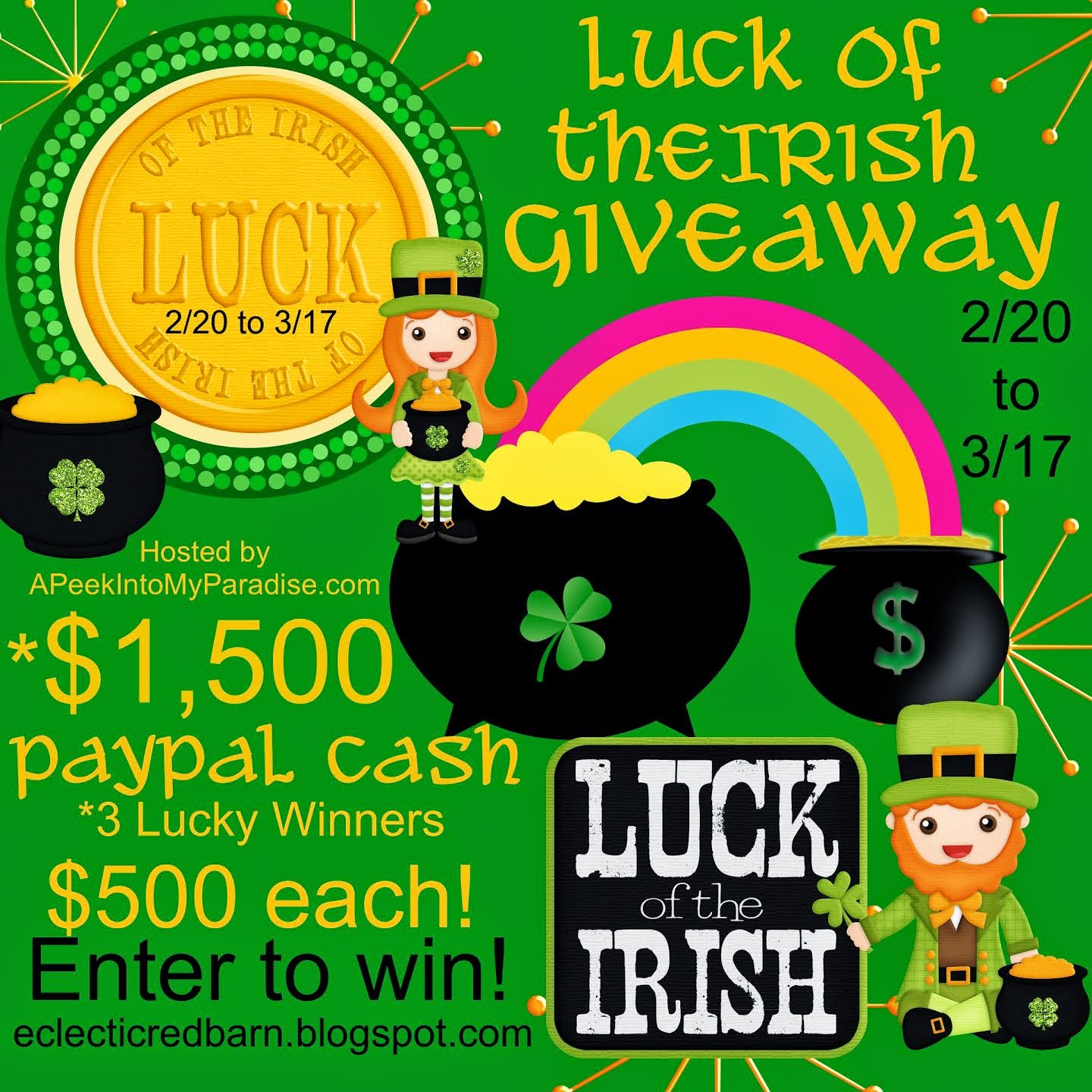 Eclectic Red Eclectic: Luck of the Irish Giveway