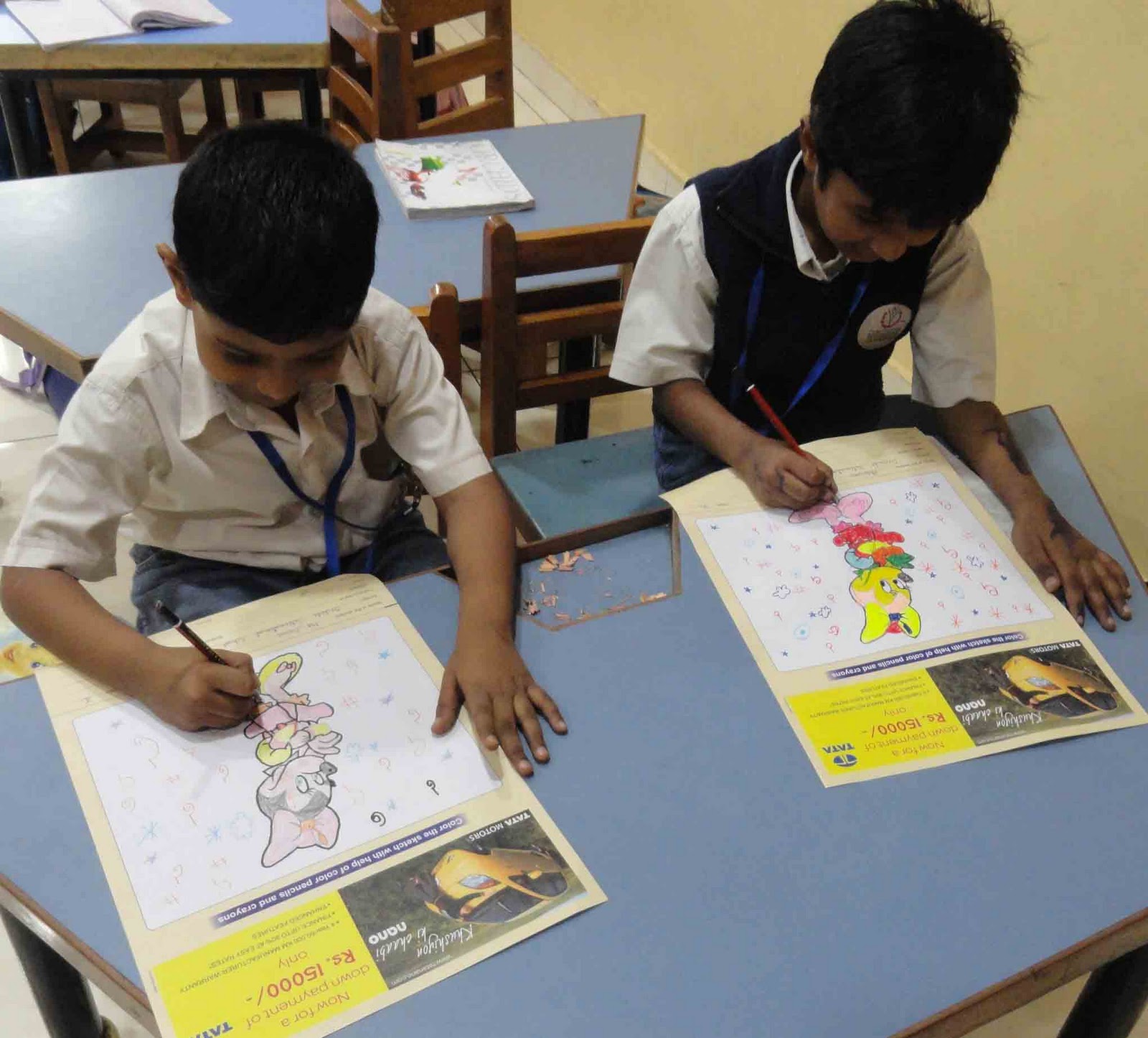 Class II Orchids Tata motors Colouring competition (2/12/11)