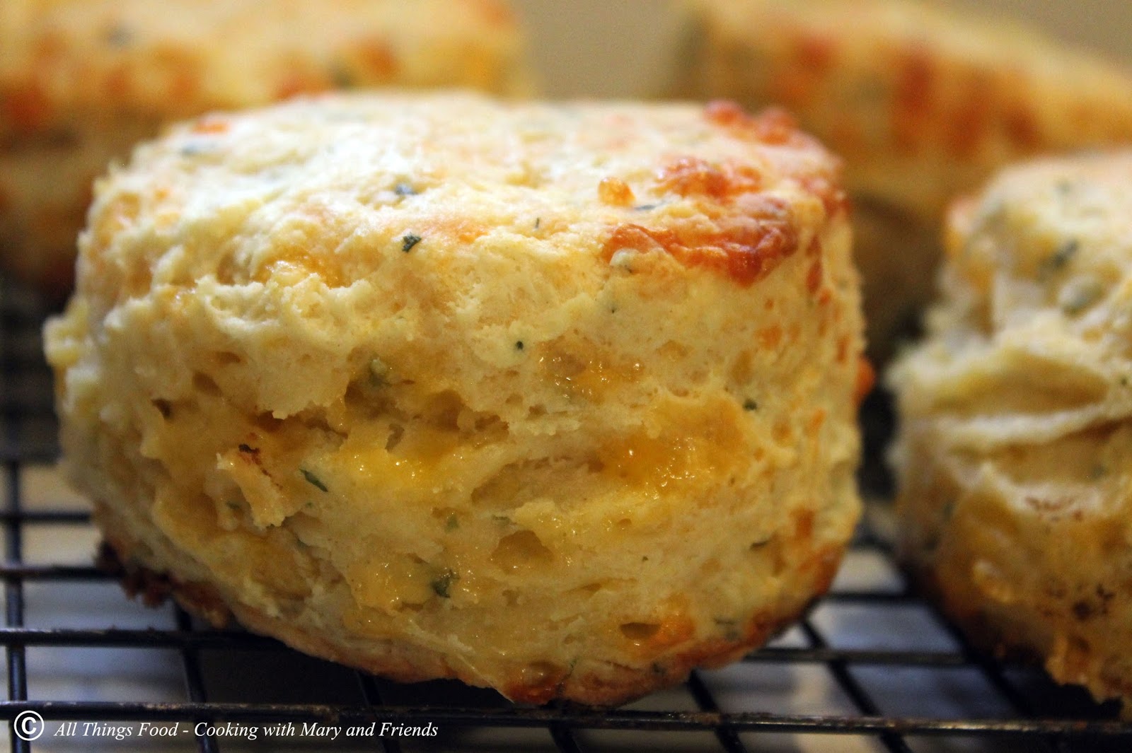 Cooking With Mary and Friends Garlic Cheese Biscuits