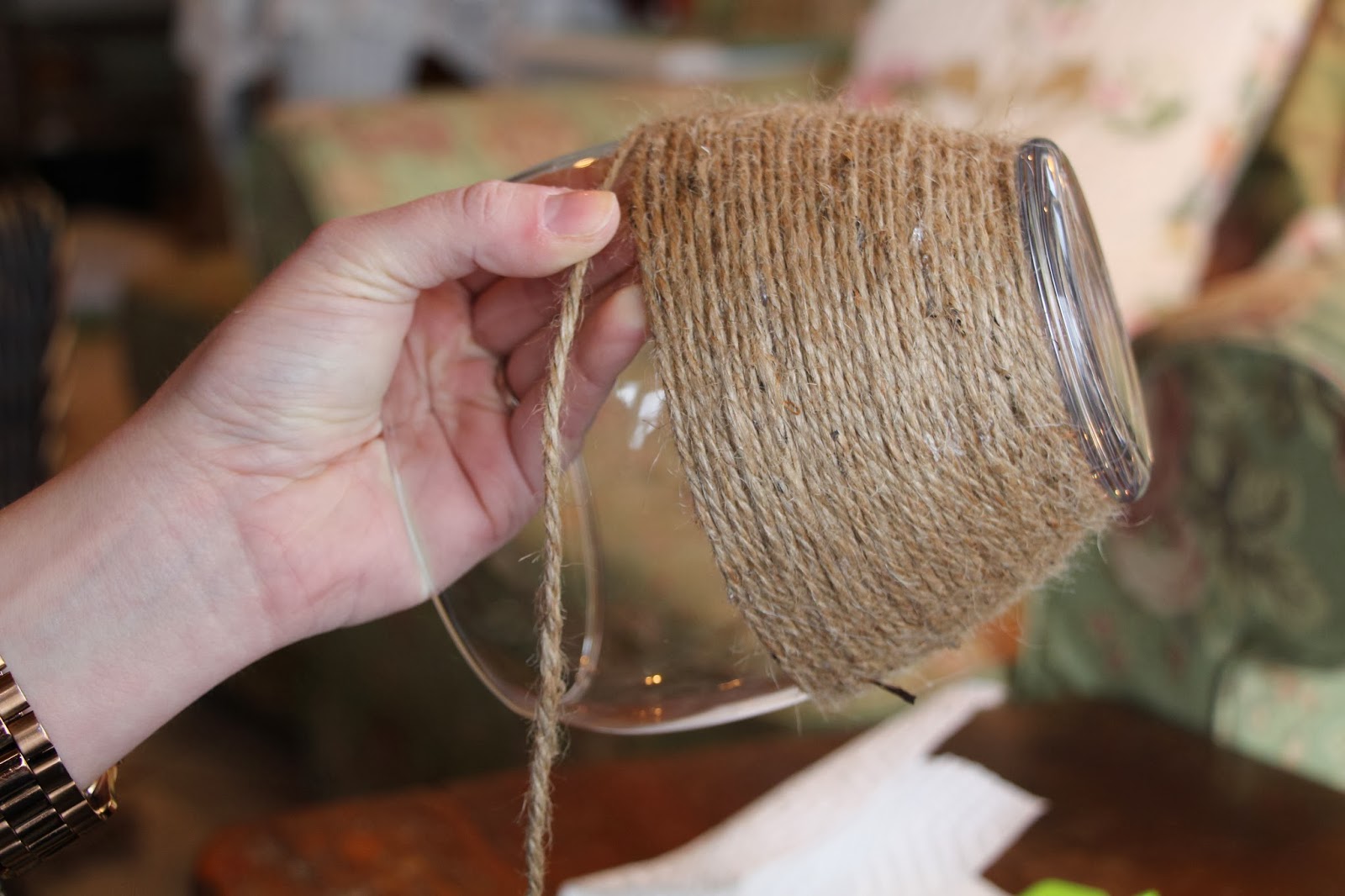 Endlessly Chic Fashion Lifestyle Blog Style Rope Vase DIY