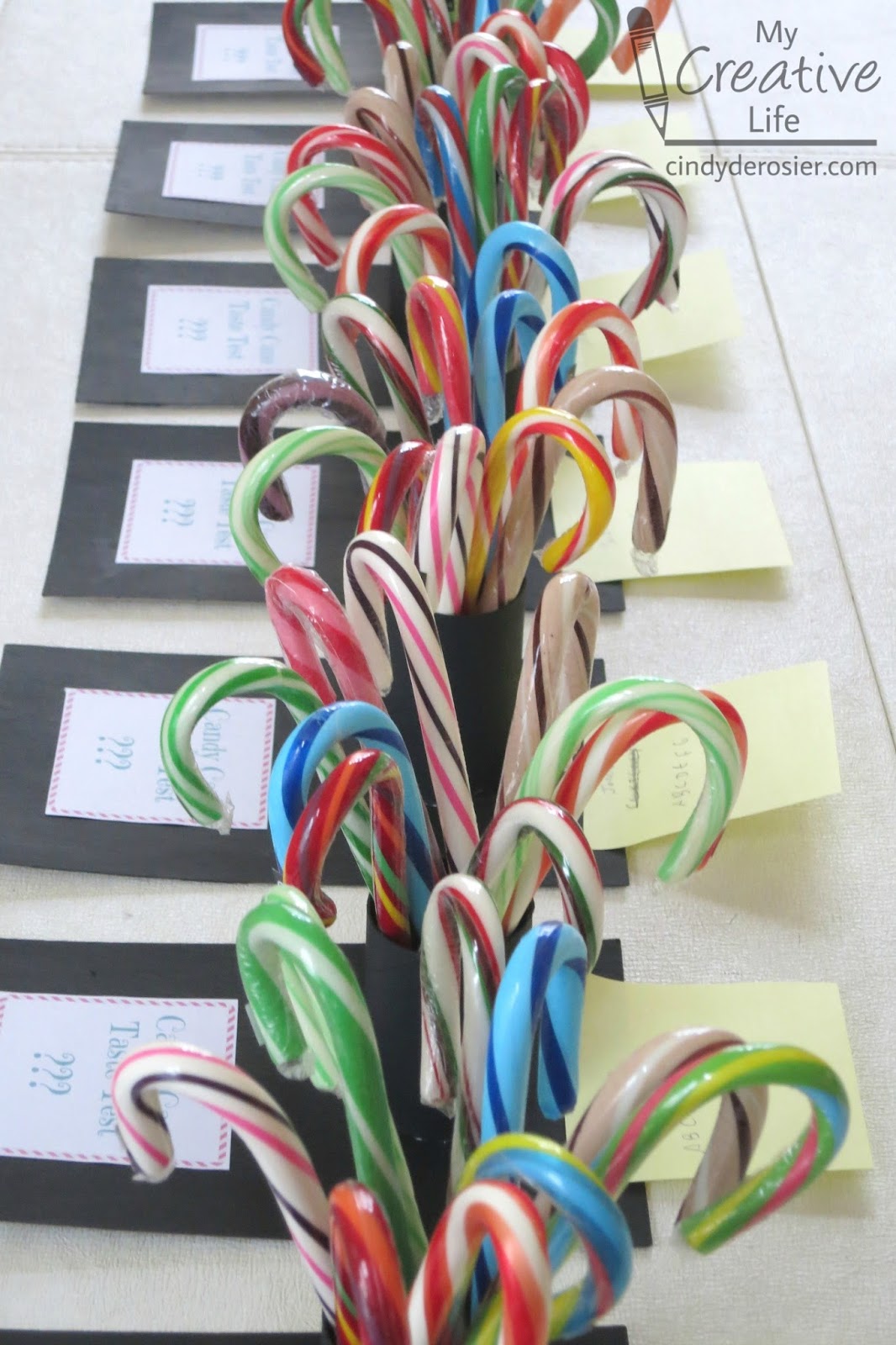 Cindy deRosier My Creative Life Candy Cane Taste Test