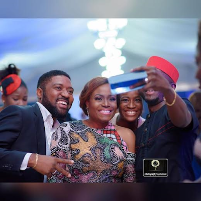 Funke with friends,colleagues and family at her birthday party Funke with friends,colleagues and family at her birthday party