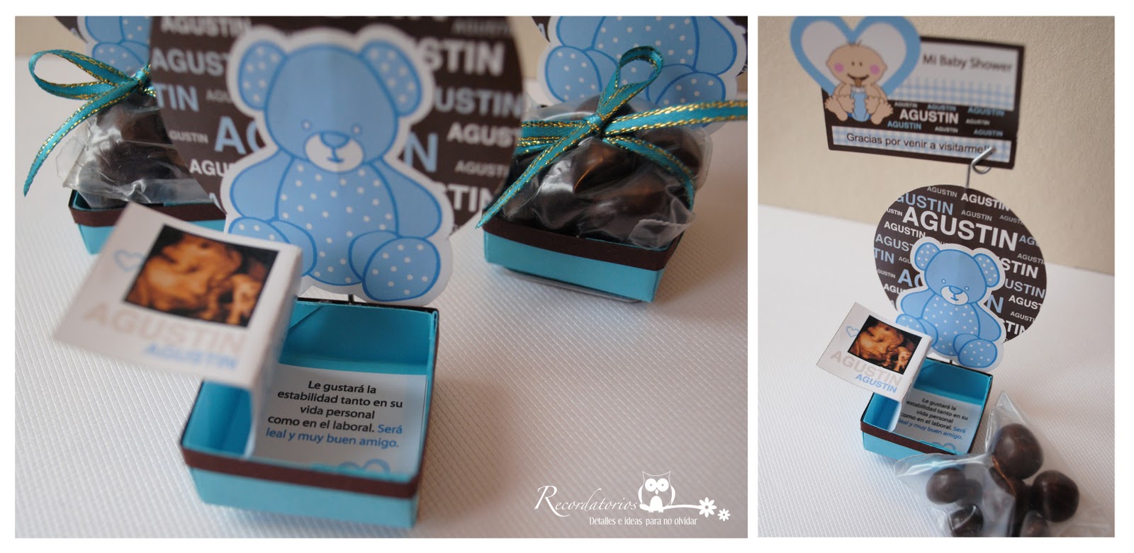 "Recordatorio" detalles e ideas para no olvidar Souvenir Baby shower