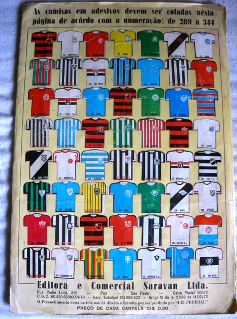 Colecionáveis e Coleções. Hobby and Collection. Album Campeonato