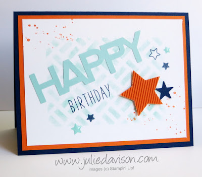 3 Bonus Card Ideas for May 2016 Many Manly Occasions Paper Pumpkin Card Kit #paperpumpkin #stampinup www.juliedavison.com