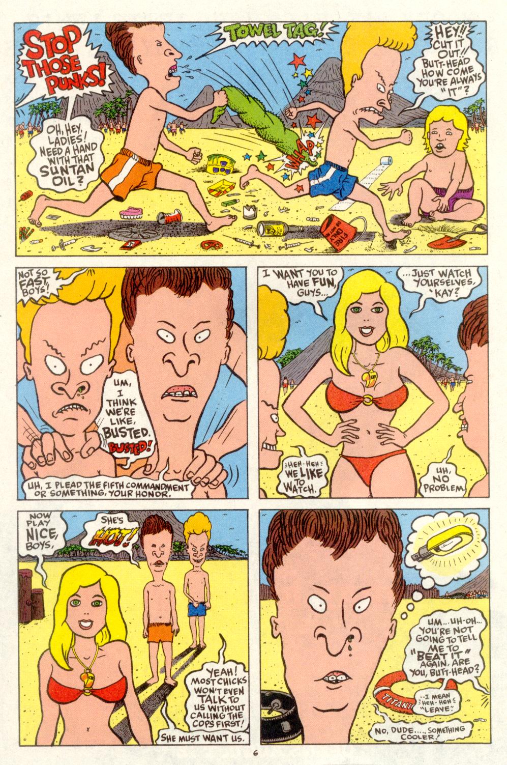 Read online Beavis and Butt-Head comic -  Issue #6 - 6