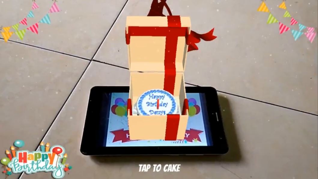 Augmented Reality Birthday Gift Card App Denys Gamers Studio