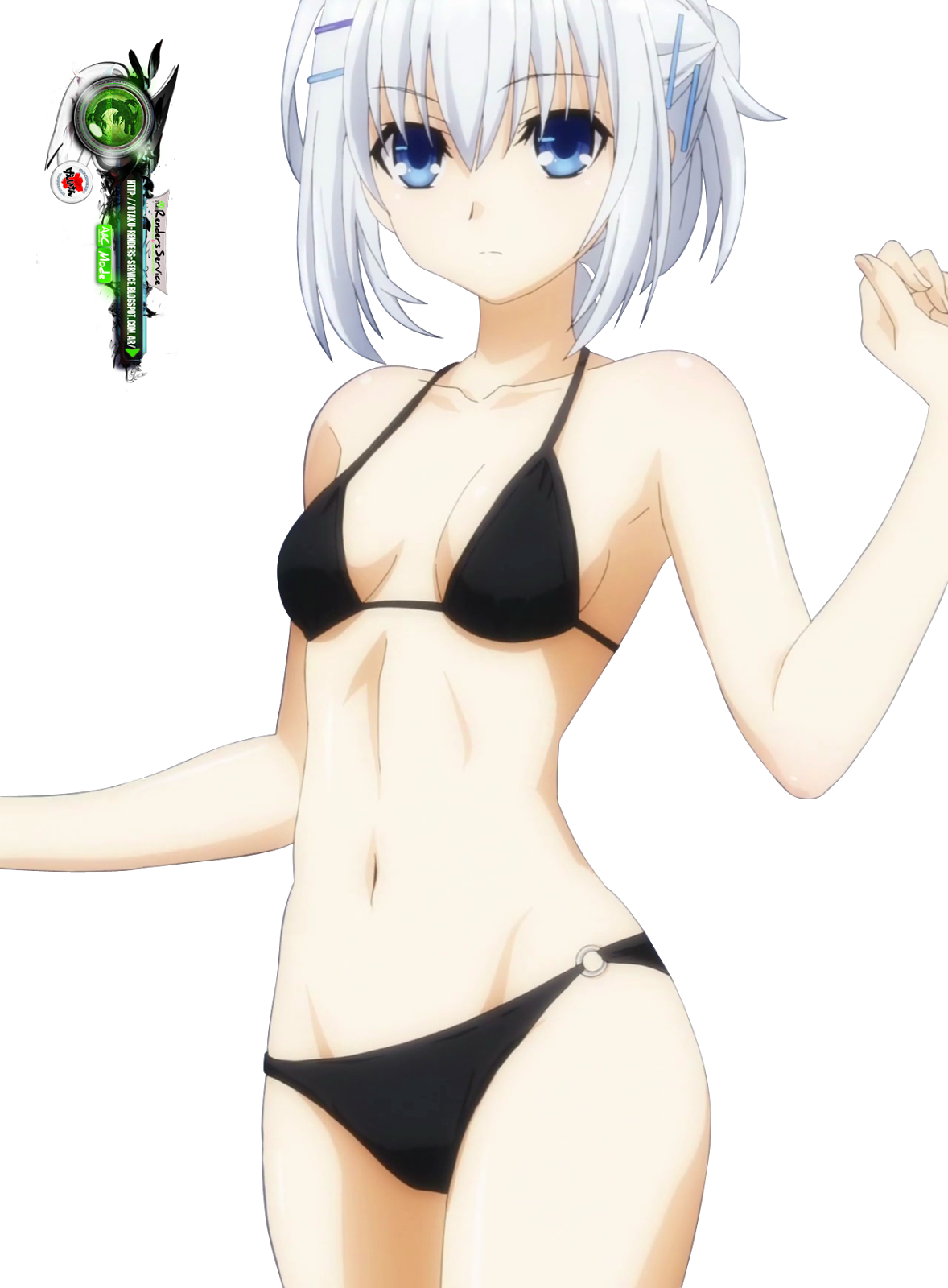 Date A Live Tobiichi Origami Ep11 Hyper Sexy Bikini Render Ors Anime