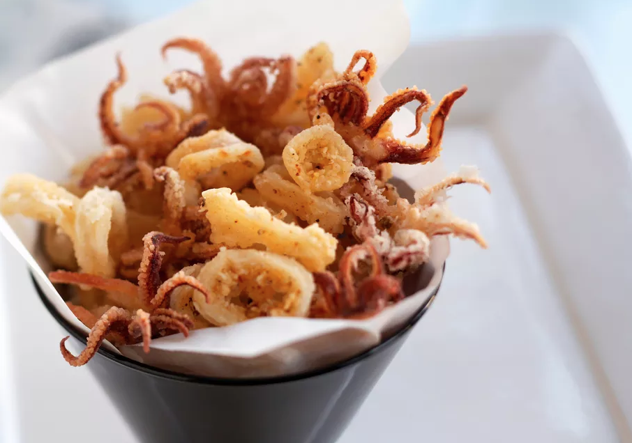 Aglio, Olio e Peperoncino: Frittura di calamari, fried calamari recipe