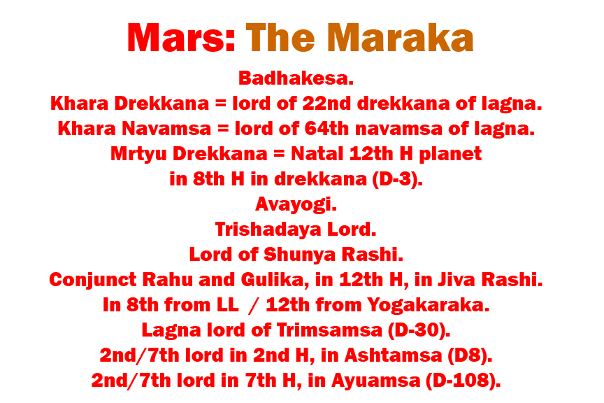 Hindu Astrology Parashara Moola Dasha