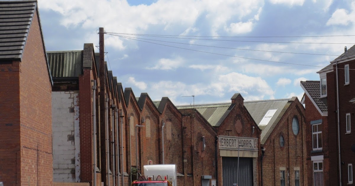 Liberal England Herbert Morris buildings, Empress Road, Loughborough