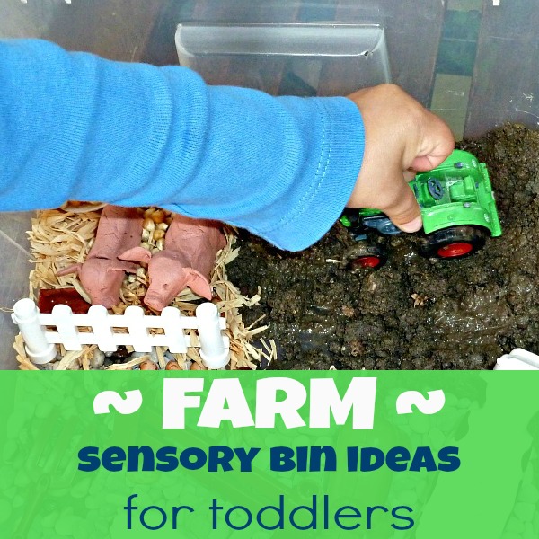 Farm Sensory Bin For Toddlers AppleGreen Cottage