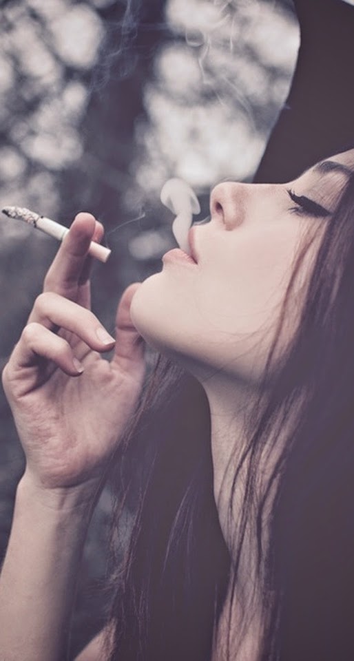 Girl Smoking  Android Best Wallpaper