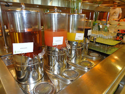 Variety of Juices in Assymetri Restaurant, Raddison Blu Hotel Yas Island Abu Dhabi