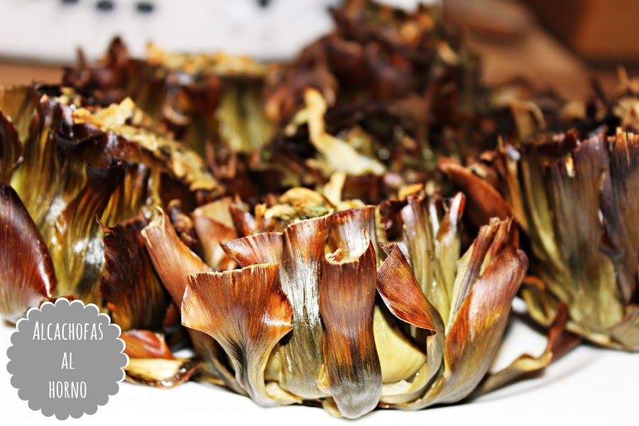 ALCACHOFAS AL HORNO PASO A PASO