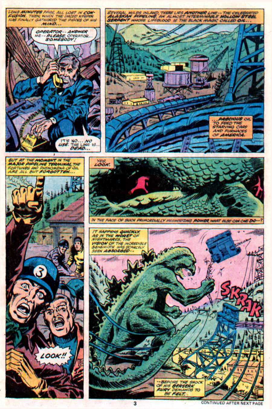 Read online Godzilla (1977) comic -  Issue #1 - 4