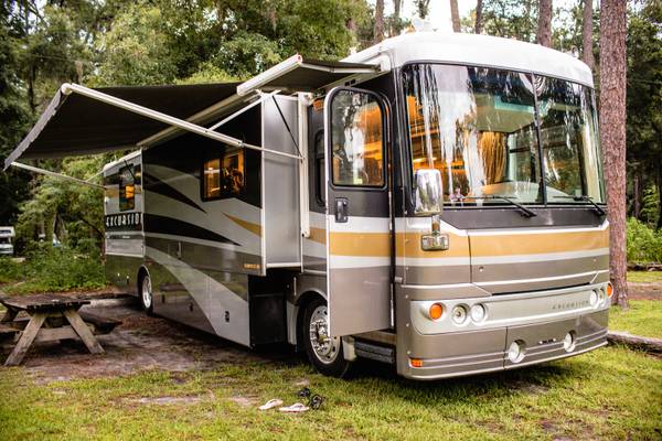 Nice Custom Interior Fleetwood Excursion RV Coach