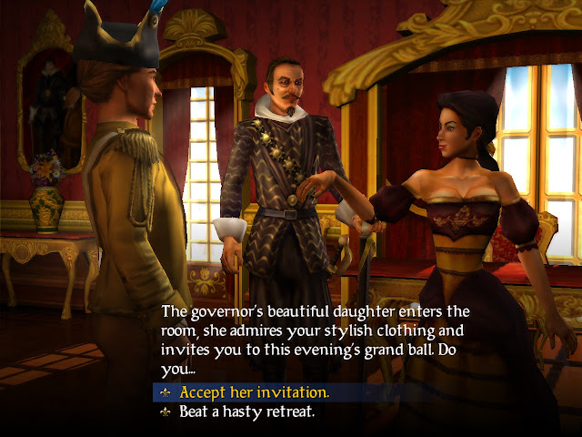 Screenshot from Sid Meier's Pirates!