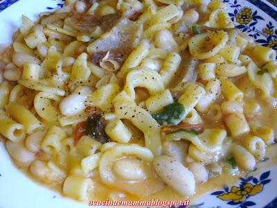 pasta e fagioli con le cotiche