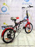 Sepeda Lipat Darson 6 Speed 16 Inci