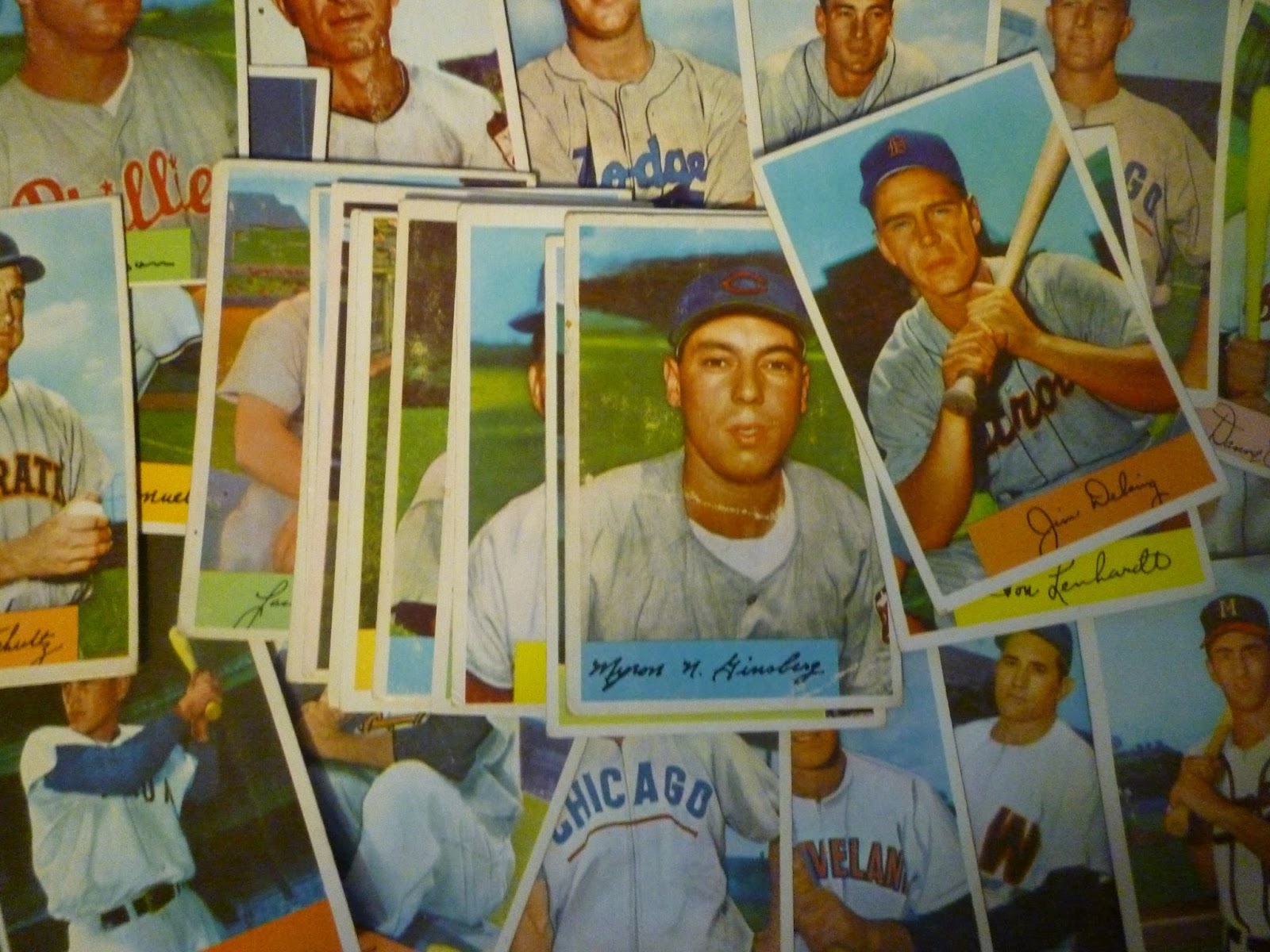 Getting Back into Baseball Cards....in Japan A Pile of 1954 Bowman and Why I Collect VGEx