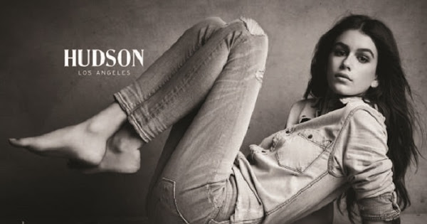 Kaia Gerber stars in the Hudson Jeans Fall/Winter 2017 Campaign