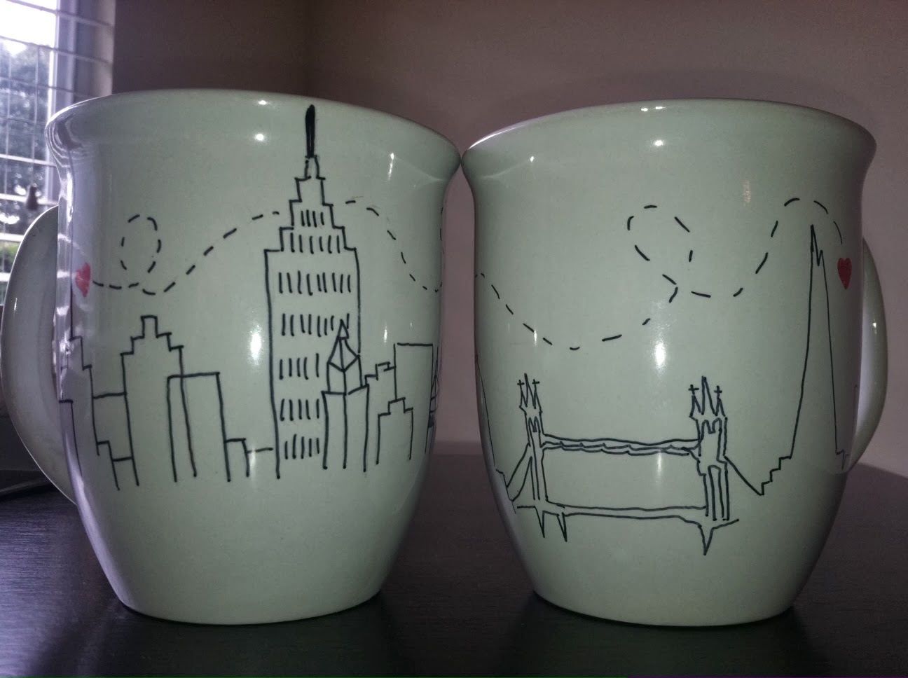 Backyard Bride: For the Couple Relocating - DIY Moving Mugs