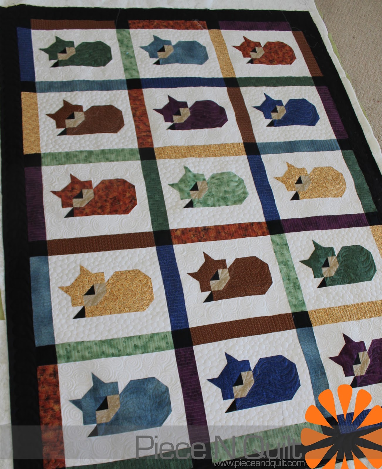 Piece N Quilt: Cat Quilt - With an Awesome Story