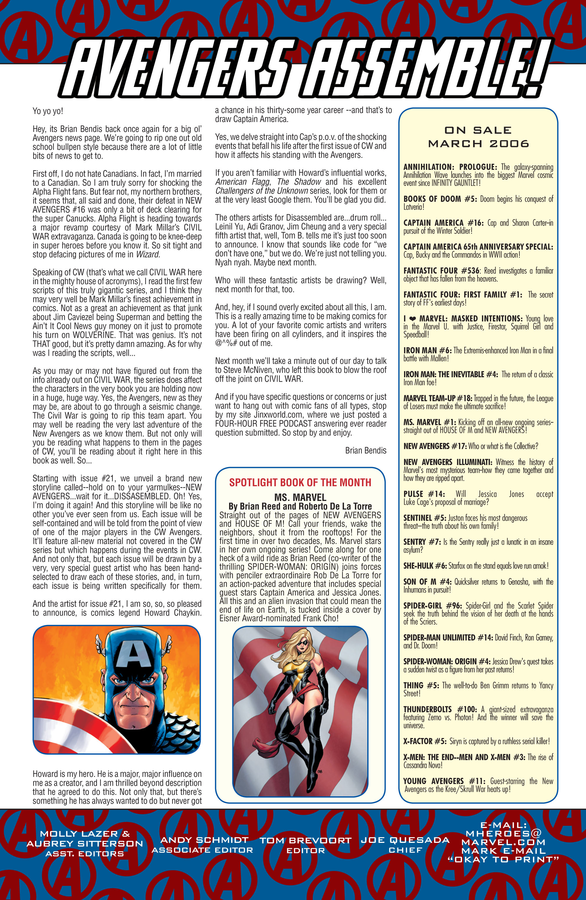 Read online New Avengers (2005) comic -  Issue #17 - 23