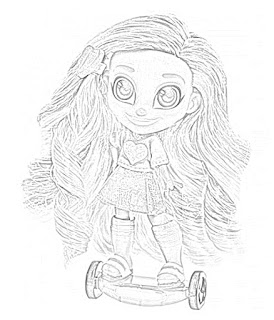 The Holiday Site Hairdorables Coloring Pages Downloadable