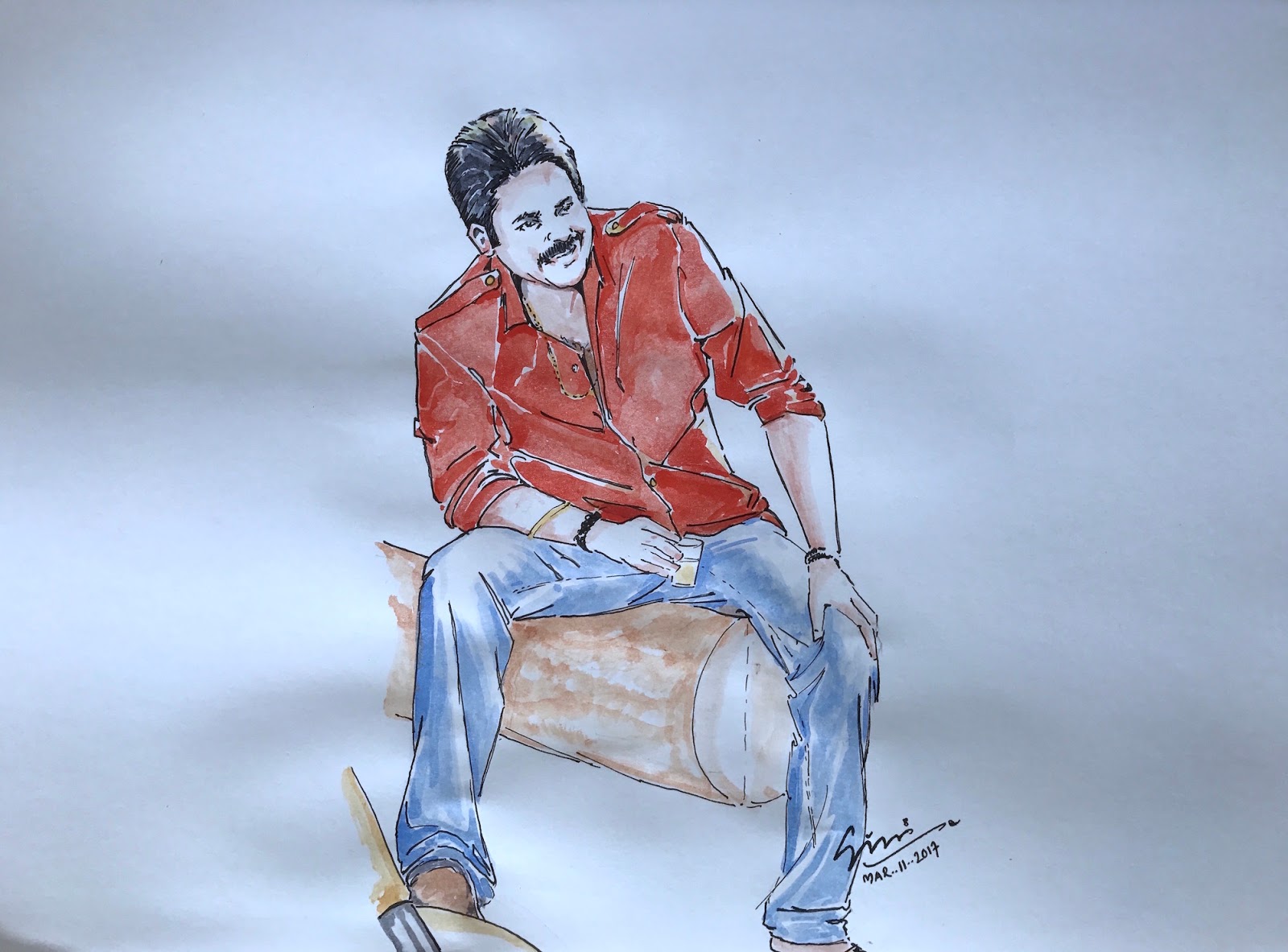 Online Center Superstar Actor Pawan Kalyan HD Wall Poster Multicolor Print  (Vinyl Sticker Poster 18x24 Inches) Paper Print - Movies posters in India -  Buy art, film, design, movie, music, nature and