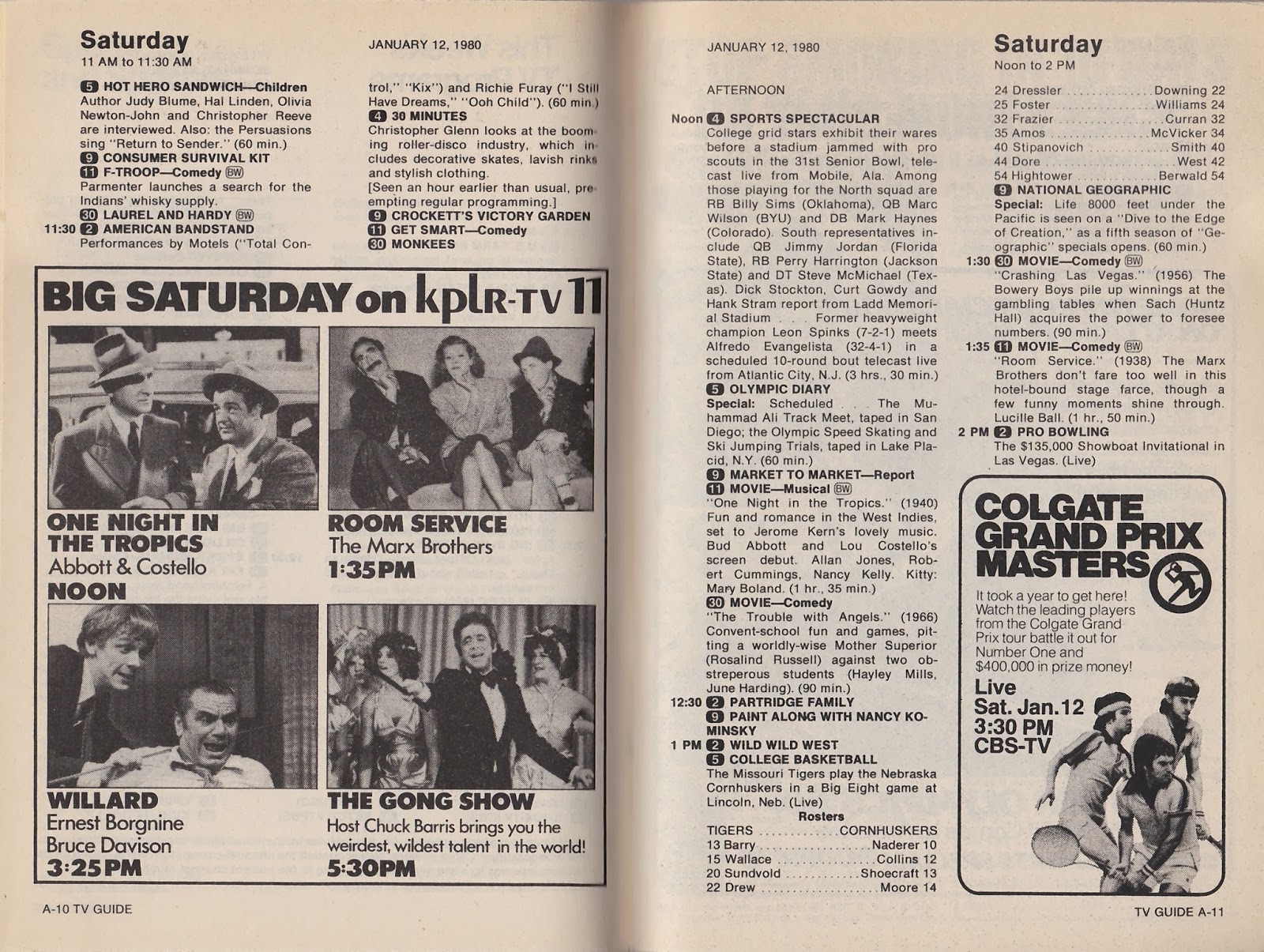 Garage Sale Finds: What was on TV January 12th through 18th, 1980