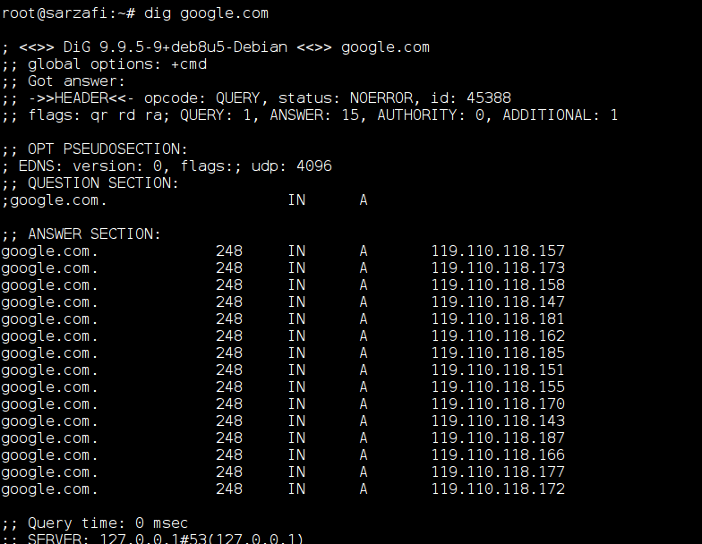Long query. Time query