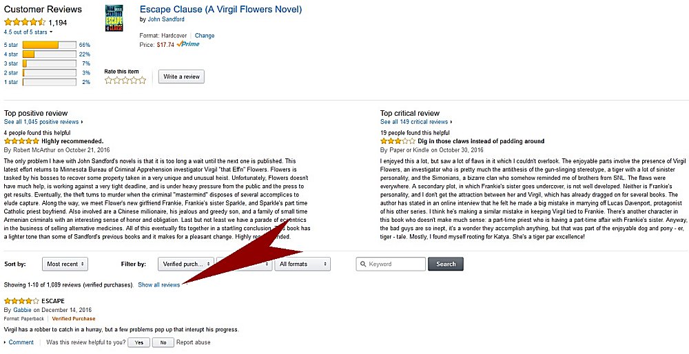 Kittling Books Getting the Most From Amazon's Book Reviews?