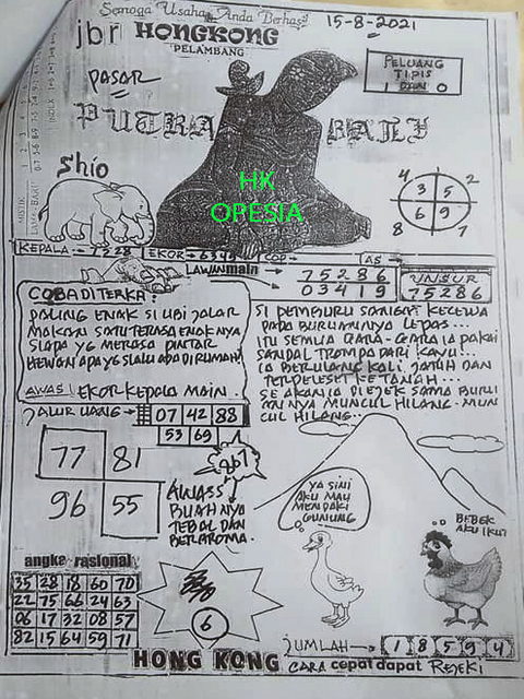 Syair Hk 15 Agustus 2021 Kode Syair Sgp Syair Hk Syair Sydney 2021