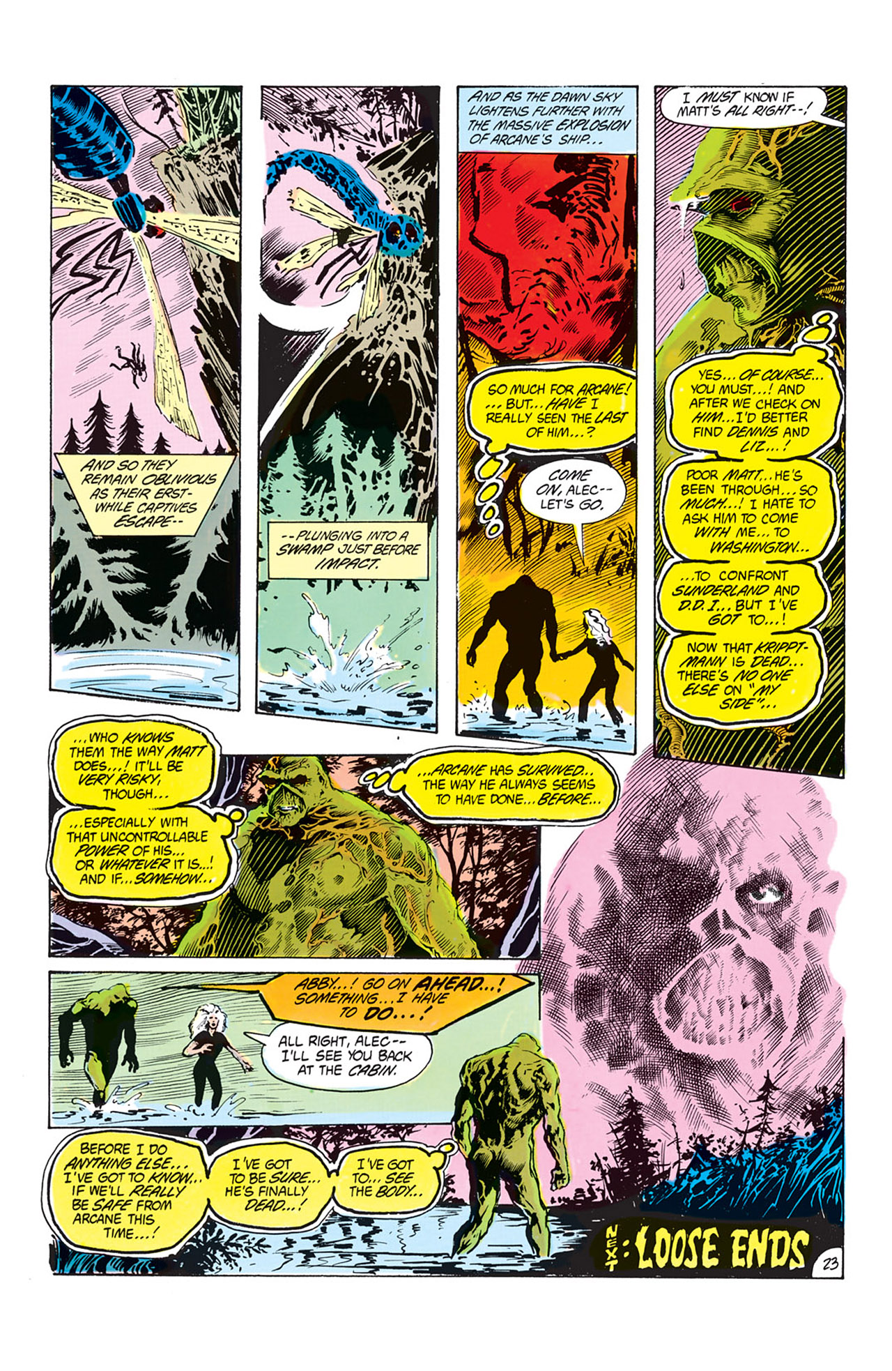 Read online Swamp Thing (1982) comic -  Issue #19 - 23