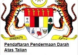 PENDAFTARAN ATAS TALIAN (ONLINE)  PENDERMAAN DARAH